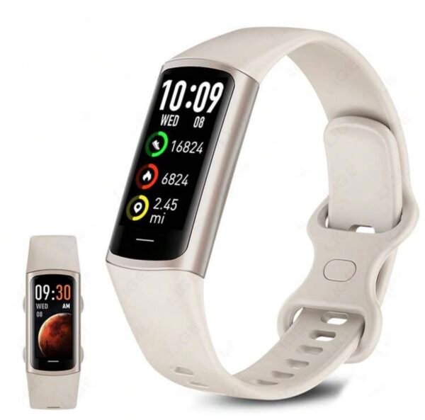 Smart Watch Élégante avec Suivi Cardiaque et Étanchéité IP67