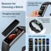 Smart Watch Élégante avec Suivi Cardiaque et Étanchéité IP67