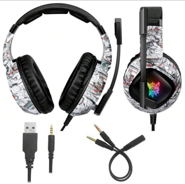 Casque Gaming ONIKUMA K19 avec Micro et Éclairage LED