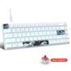Clavier Gaming Mécanique 68 Touches avec Switchs Rouges ou Bleus