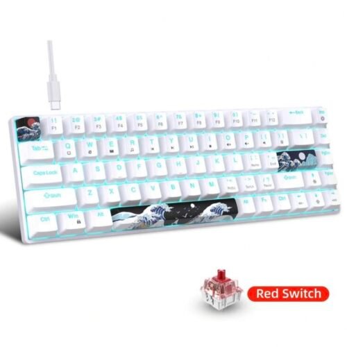 Screenshot Clavier Gaming Mécanique 68 Touches avec Switchs Rouges ou Bleus