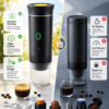 Rectangle 1014 (59) Cafetière Expresso Portable 3-en-1 SOKANY 15 Bars – Machine à Café Auto-Chauffante Rechargeable pour Capsules & Poudre – Extraction Chaud / Froid pour Voiture, Voyage, Bureau & Camping