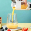 Mixeur & Presse-Agrumes Portable Compact 3-en-1 SOKANY – Blender Sans Fil Rechargeable USB avec Affichage Numérique & Lames en Inox – Mini Blender pour Smoothies, Milk-Shakes & Jus Frais – Idéal Camping, Voyage & Sport