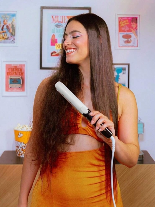Rectangle 1014 (89) Fer à Lisser Professionnel Cecotec Bamba RitualCare Twerk (65W) – Lisseur Haute Performance avec Technologie de Plaques Vibrantes, Température Réglable & Câble Rotatif