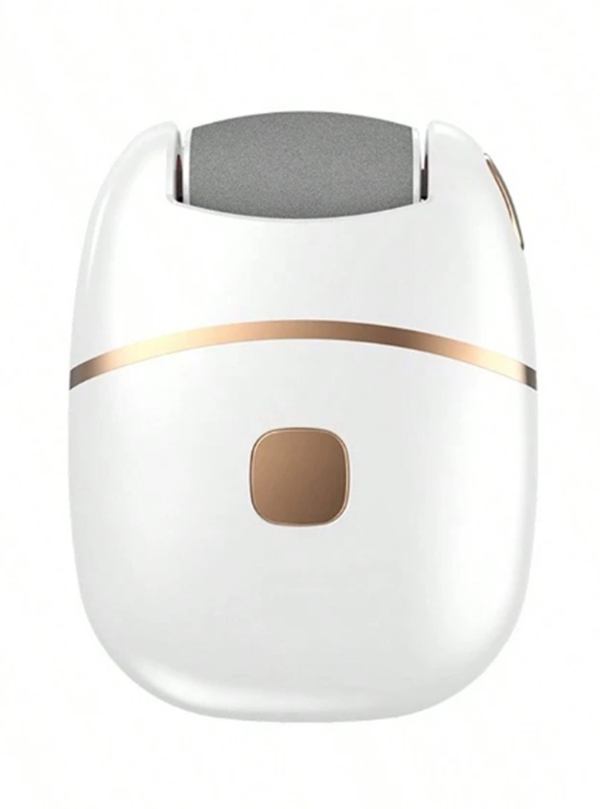 Râpe Anti-Callosités & Polisseur de Pied Électrique Rechargeable – Pédicure Électrique pour Talons Fendus, Peaux Mortes & Cuir Épais – Râpe Pieds Étanche avec Embouts Rotatifs