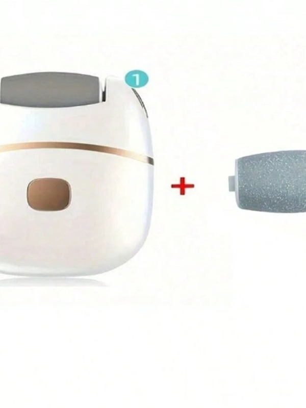 Râpe Anti-Callosités & Polisseur de Pied Électrique Rechargeable – Pédicure Électrique pour Talons Fendus, Peaux Mortes & Cuir Épais – Râpe Pieds Étanche avec Embouts Rotatifs