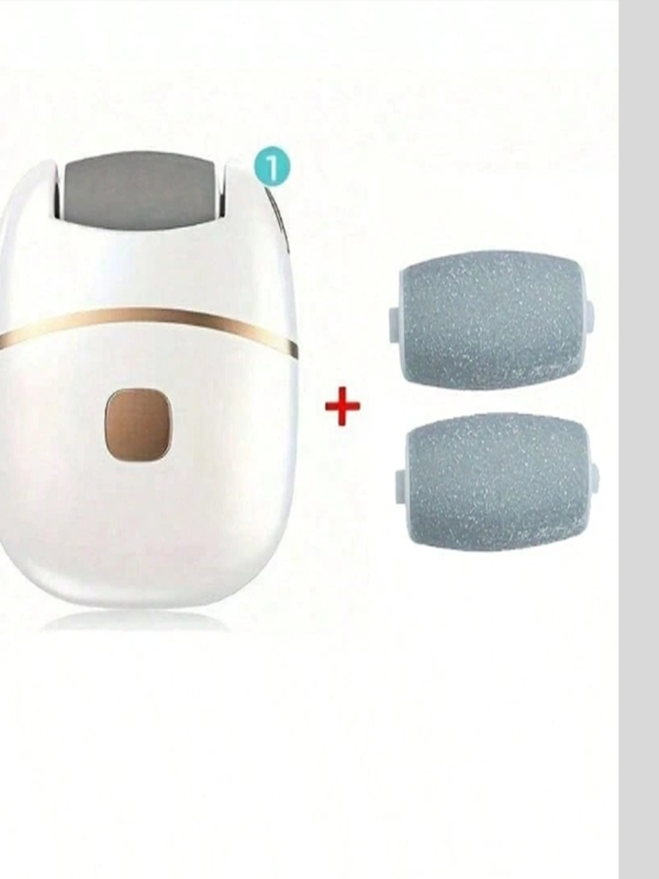 Râpe Anti-Callosités & Polisseur de Pied Électrique Rechargeable – Pédicure Électrique pour Talons Fendus, Peaux Mortes & Cuir Épais – Râpe Pieds Étanche avec Embouts Rotatifs