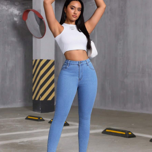 Rectangle 1027 Jean Slim Femme Extensible