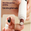 Râpe Anti-Callosités & Polisseur de Pied Électrique Rechargeable – Pédicure Électrique pour Talons Fendus, Peaux Mortes & Cuir Épais – Râpe Pieds Étanche avec Embouts Rotatifs