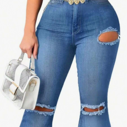 Rectangle 1040 Jean Femme Streetwear