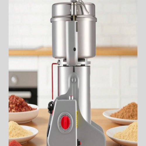 Broyeur à Poudre Oscillant & Moulin à Grains Électrique Commercial 800g (2100W) – Pulvérisateur Haute Vitesse en Acier Inoxydable pour Épices, Céréales, Café, Maïs & Poivre