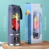Mixeur & Presse-Agrumes Portable Compact 3-en-1 SOKANY – Blender Sans Fil Rechargeable USB avec Affichage Numérique & Lames en Inox – Mini Blender pour Smoothies, Milk-Shakes & Jus Frais – Idéal Camping, Voyage & Sport