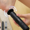 Râpe Anti-Callosités & Polisseur de Pied Électrique Rechargeable – Pédicure Électrique pour Talons Fendus, Peaux Mortes & Cuir Épais – Râpe Pieds Étanche avec Embouts Rotatifs