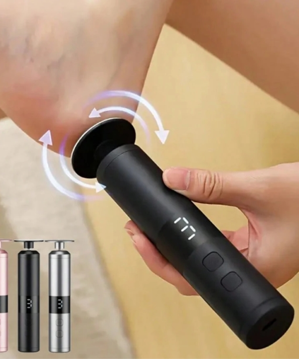 Râpe Anti-Callosités & Polisseur de Pied Électrique Rechargeable – Pédicure Électrique pour Talons Fendus, Peaux Mortes & Cuir Épais – Râpe Pieds Étanche avec Embouts Rotatifs
