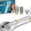 Brosse Soufflante & Coiffante Cecotec Bamba CeramicCare 6in1 Gyro – Brosse à Air Chaud Rotative avec 6 Têtes Interchangeables en Céramique, Technologie Ionique, Séchage, Lissage, Volume & Boucles
