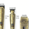 Kit Tondeuse Professionnelle Homme Hatteker 3 pièces – Coffret de Soin 3-en-1 (Tondeuse Cheveux, Tondeuse Barbe & Rasoir Électrique Rétro) – Sans Fil, Écran LCD Intelligente & Sabots de Précision