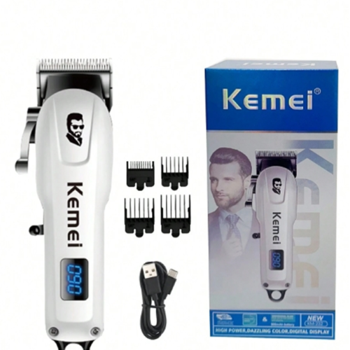 Rectangle 28 - 2026-10-27T235816.877 Mini Tondeuse de Précision Sans Fil Kemei KM-232 – Tondeuse à Cheveux & Barbe Portable Rechargeable avec Lame en T Réglable – Pour Maison & Salon de Coiffure – Idée Cadeau Noël & Nouvel An