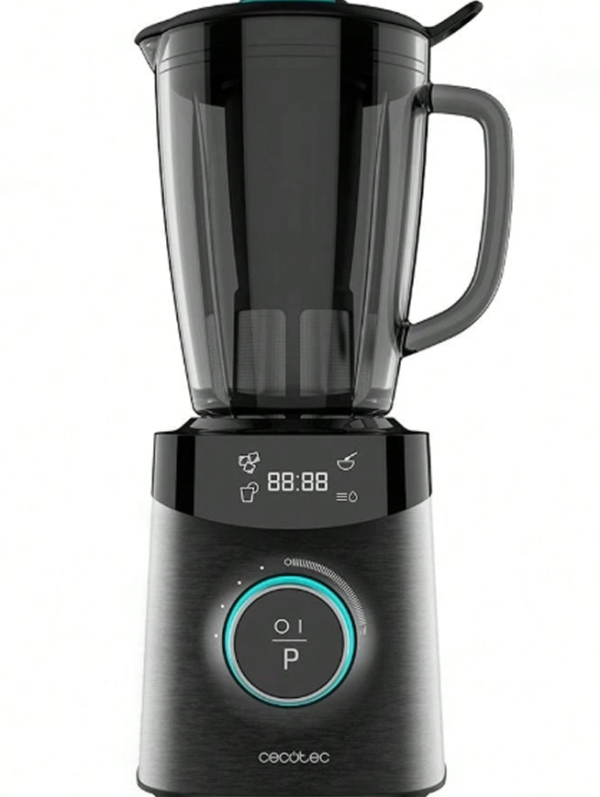 Rectangle 28 (82) Mixeur Blender en Verre Cecotec Power Black Titanium 1800 Advance (1800W) – Blender Blender en Acier Inoxydable de 1,8L avec Lame 8 Branches Titanium – 10 Vitesses, 4 Programmes & Filtre à Jus